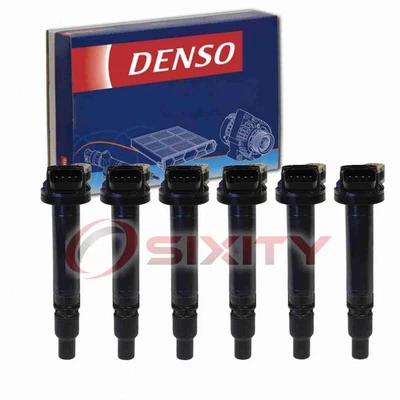 6 pc Denso Direct Ignition Coils for 2007-2016 Toyota Sienna 3.5L V6 Spark bw - Image 1 of 4