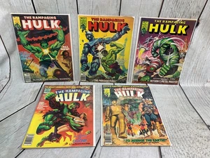 Lote de revistas Rampaging Hulk #1 2 3 8 9 Marvel 1977 FN/VF números clave - Imagen 1 de 14
