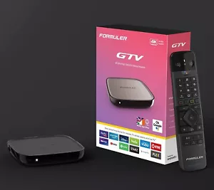 Formuler GTV Android TV Media Player 4K HDR UHD MYTVonline2 WiFi Chromecast UK - Picture 1 of 6