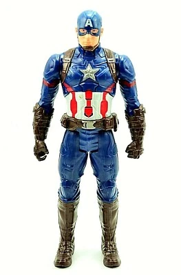 Figura parlante 2015 Marvel Capitán América 12 pulgadas ~ Vengadores de la Guerra Civil suelta Foto 1 de 4