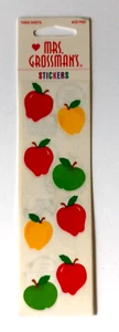 Vintage Mrs. Grossman's Stickers 3 Sheets Apples Acid-Free 1999 NOS - Picture 1 of 2