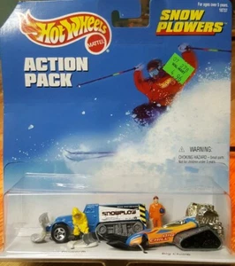 1997 Hot Wheels Action Pack Snow Plowers  - Picture 1 of 6