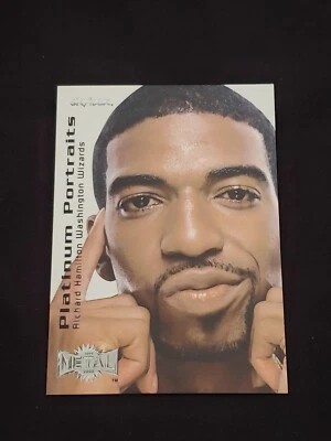 RICHARD HAMILTON 1999-00 SKYBOX RETRATOS METÁLICOS WASHINGTON WIZARDS NOVATO #4 Foto 1 de 2