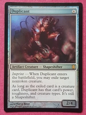 Magic The Gathering COMMANDER'S ARSENAL FOIL DUPLICANT artifact card MTG - Image 1 of 2