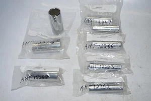 STANLEY Challenger 11/16" Cromo 12 Puntos Enchufe Profundo 1/2" Unidad 1722 EE. UU. - Imagen 1 de 4