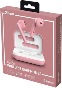 TRUST PRIMO TOUCH WIRELESS AURICOLARI BLUETOOTH SENZA FILI IN-EAR ROSA WIFI - Imagen 1 de 1