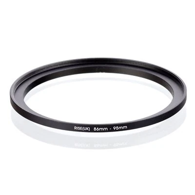 RISE(UK) 86mm-95mm 86-95 mm 86 to 95 Step Up Ring Filter Adapter black - Image 1 of 3