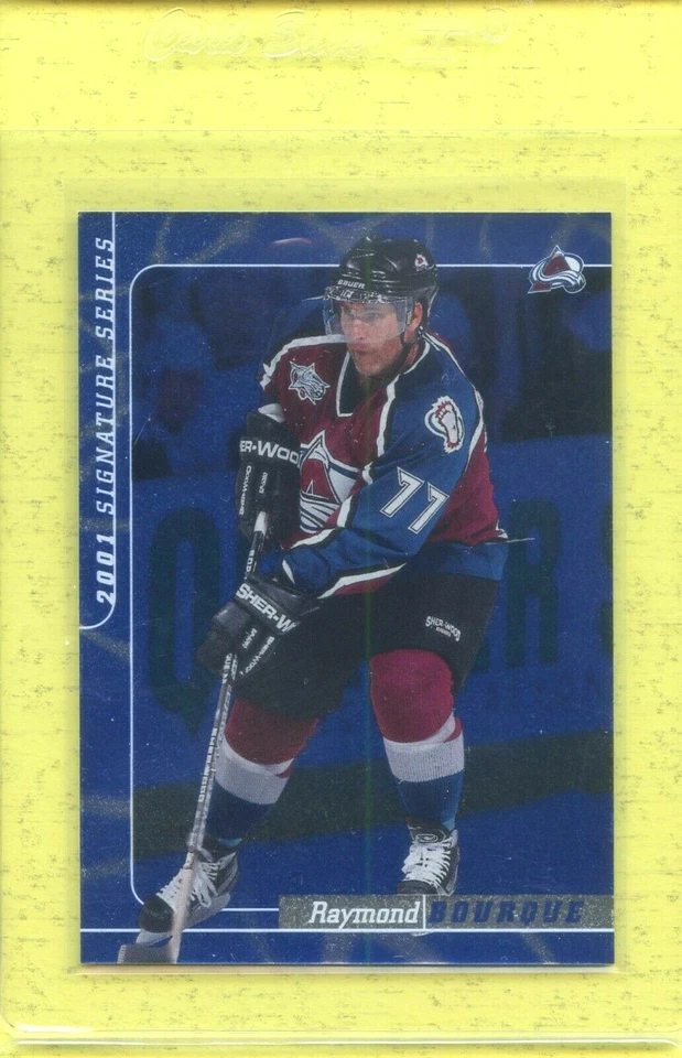 2000 BE A PLAYER SIGNATURE SERIES SAPPHIRE #13 RAY BOURQUE 30/100 MADE - Image 1 of 1