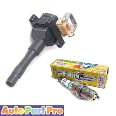 IC184 For BMW 325i 325is 318i 540i 740i M3 840Ci Ignition Coil B325 & Spark Plug - Image 1 of 2