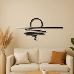 Sunrise Metal Wall Art, Home Decor, Sun Wall Decor, Wall Hanging, Large Wall Art - Picture 1 of 9