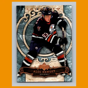 Tarjeta de hockey Ales Hemsky #89 2007 artefactos de cubierta superior Edmonton Oilers NHL CASI NUEVA - Imagen 1 de 3