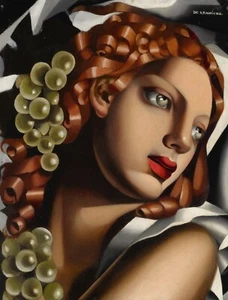 TAMARE DE LEMPICKA Poster or Rolled Canvas Print "L'ÉCLAT" - Picture 1 of 1