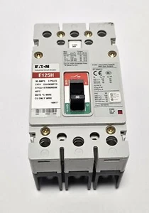 Eaton EGH3030FFG Molded Case Circuit Breaker 3-Pole 30A - Used - No Load Lugs - Bild 1 von 7