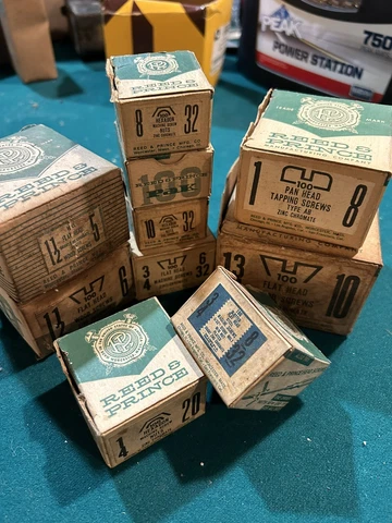 Vintage Reed & Prince Screw Co, New Old Stock Collectors Bundle Lot Cover