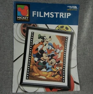 Filmstrip Mickey Unlimited Cross Stitch Goofy Donald Pluto Leisure Arts Chart - Picture 1 of 2