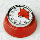 Minuterie de cuisine manuelle alarme rotative mécanique ronde avec compte à rebours 60 minutes