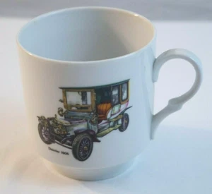 Bavaria Schumann Arzberg Germany Daimler 1905 Car Themed Coffee Mug - Picture 1 of 5
