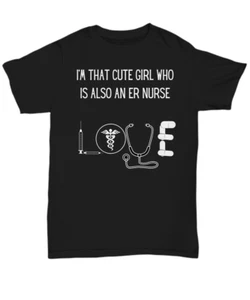 Cute ER Nurse niece T-shirt- Future Nurse tee, ER nurse tshirt, nurse life shirt - Picture 1 of 9