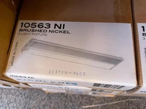 Kichler Under Cabinet Light Fixture 10563 NI 3-Bulb, Direct Wire, 12 Volt T2-2M - Picture 1 of 1