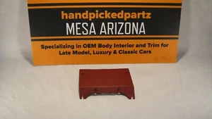 1980-1989 CADILLAC DEVILLE BROUGHAM RWD LOWER STEERING COLUMN KNEE BOLSTER - RED - Picture 1 of 7