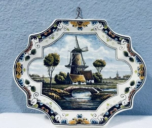 Delfts Polychrome Handwerk Westraven Wall Plaque Limited Edition A 23 Vintage - Afbeelding 1 van 3