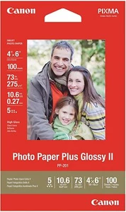Canon Photo Paper Plus Glossy II, 4 x 6 pulgadas, 100 hojas (2311B023) - (NUEVO) - Imagen 1 de 1