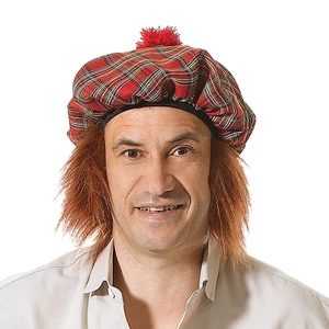 Seee You Jimmy Cappello Scozzese e Capelli Tartan Uomo Vestito Fantasia Adulto - Foto 1 di 1