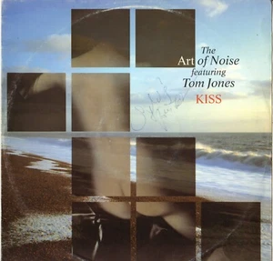 ART OF NOISE (FEAT: TOM JONES) "KISS" ELECTRO MAXI 45T 1988 POLYDOR 871 039-1 - Picture 1 of 2