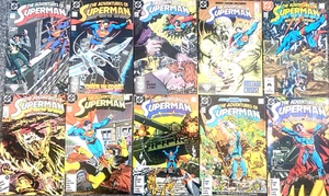ADVENTURES OF SUPERMAN. NUMBER'S BETWEEN 425-448.  (10 ISSUE 1987-1988 LOT) - Picture 1 of 21