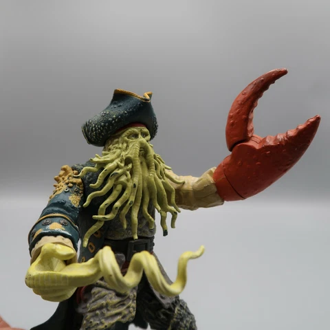 Disney Zizzle Pirates of the Caribbean DAVY JONES Claw Snap Action Figure 7" Cover