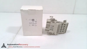 HARTING 09330104725, TERMINAL BLOCK CONNECTOR HAN 10E-AV-F-LINKS-MK, NEW #246711 - Picture 1 of 8