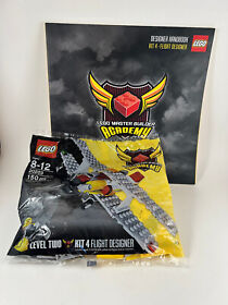 LEGO 20203 LEGO MASTER BUILDER ACADEMY-LEVEL TWO KIT 4 FLIGHT DESIGNER-NEW+BOOK