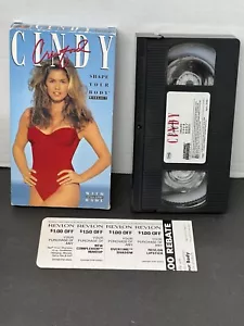 Cindy Crawford - Shape Your Body Workout (VHS, 1992) w/ Original Revlon Insert! - Picture 1 of 6