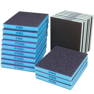 18pcs Sanding Sponge Kit 60 80 120 180 220 320 grit Soft Sanding Blocks Washa... - Picture 1 of 7