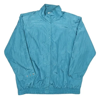 KRISTEN BLAKE Womens Blue Nylon Zip Jacket XL Lightweight Comfortable Casual - Image 1 of 4