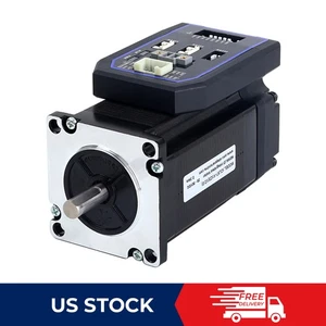 NEMA 23 2.3Nm 8mm Integrated RS485 Closed Loop Stepper Motor 20-50VDC w/ Encoder - Picture 1 of 9