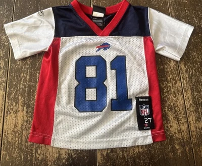 Camiseta Reebok NFL Buffalo Bills #81 Terrell Owens niño pequeño 2T Foto 1 de 4