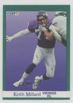 1991 Fleer Keith Millard #287 - Image 1 of 2