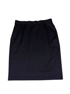 Falda lápiz Escada negra mezcla lana talla 40 EE. UU. 10 Foto 1 de 4