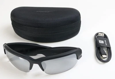 Gafas de sol deportivas Bose Tempo Bluetooth Audio negras con estuche BMD0010 apenas usadas Foto 1 de 4
