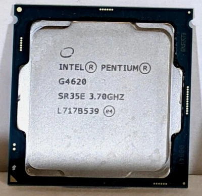 7Th Gen Intel Pentium G4620 LGA 1151 CPU Processor Kaby Lake Dual-Core 3.7 GHz - Image 1 of 2