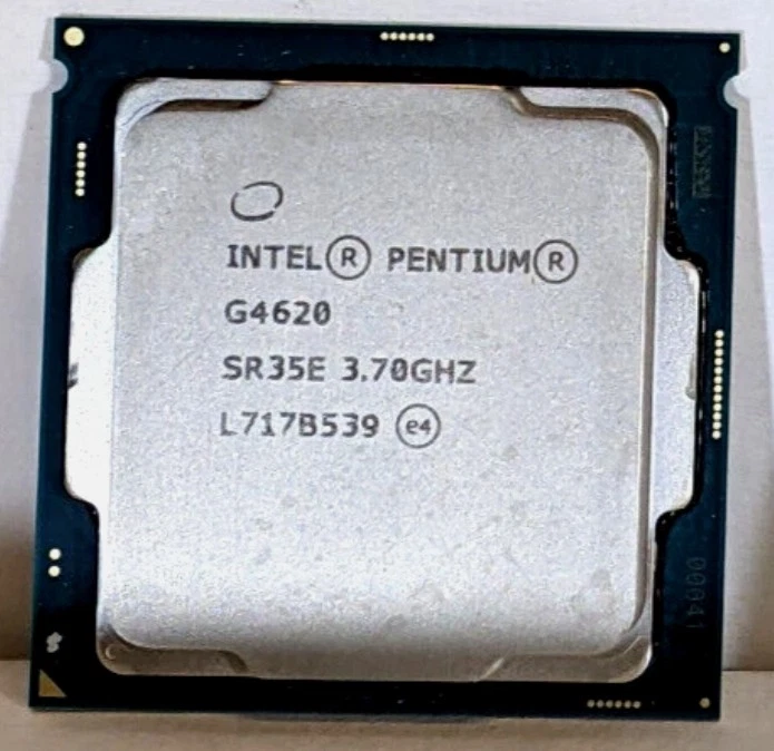 7Th Gen Intel Pentium G4620 LGA 1151 CPU Processor Kaby Lake Dual-Core 3.7 GHz - Image 1 of 2