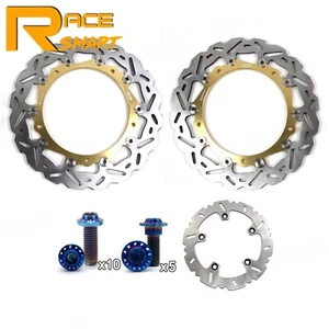Front Rear Brake Rotors Mounting Bolts For BMW K1200S 2004-2007 K1300S 2009-2015 - Picture 1 of 18