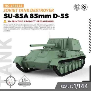 SSMODEL SS144613 1/144 Military Model Kit Soviet SU-85A 85mm D-5S Tank Destroyer - Picture 1 of 5