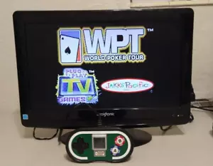 Jakks 2004 World Poker Tour Plug and Play TV Video Interactive Handheld Game - Picture 1 of 8