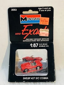 1990 Monogram Mini Exacts Shelby 427 S/C Cobra 1/87 NIP - Picture 1 of 6