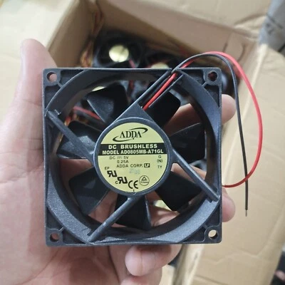 ADDA AD0805MB-A71GL 8025 8CM 5V 0.25A Dual Ball Cooling Fan - Image 1 of 2