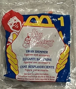 1996 Sky Dancers Swan Shimmer #1 Figurina McDonald’s Happy Meal Giocattolo Nuova - Foto 1 di 3
