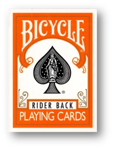 Bicycle Arancione Rider Back Piattaforma Gioco di Carte da Gioco Poker - Foto 1 di 4