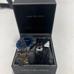 VAN HEUSEN Men's Watch-Bracelet Gift Set - Picture 1 of 4